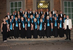 Choir posing at Ellesmere